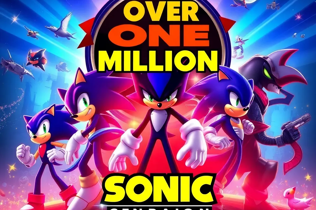 Sonic x shadow generations has already surpassed 1 Million sales