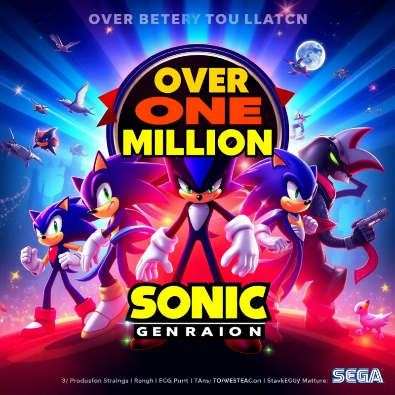 Sonic x shadow generations has already surpassed 1 Million sales