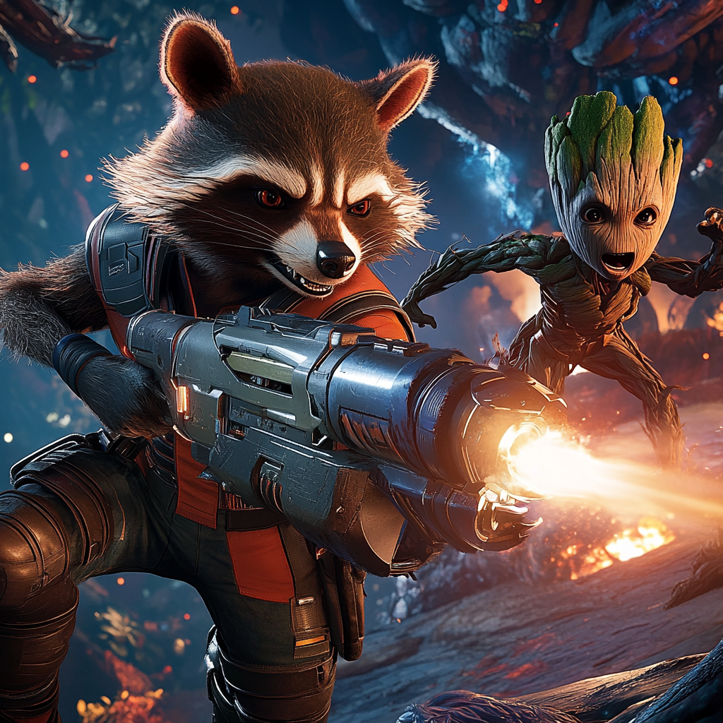 Guardians of the Galaxy game cover