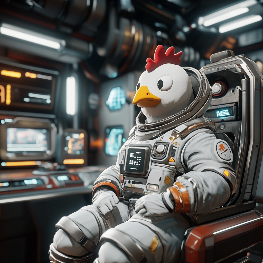 Astro Chicken Skin displayed in Call of Duty