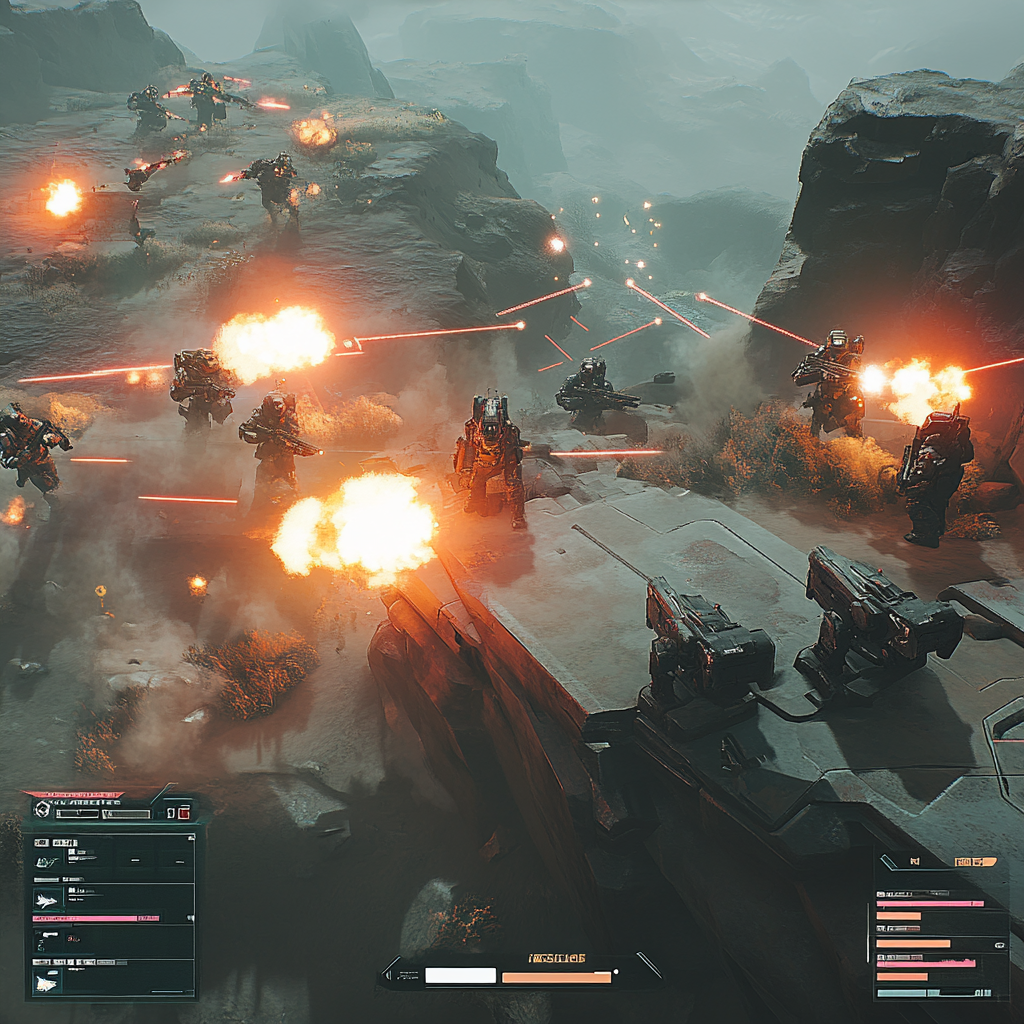 Image of Helldivers 2 breaking records on Steam