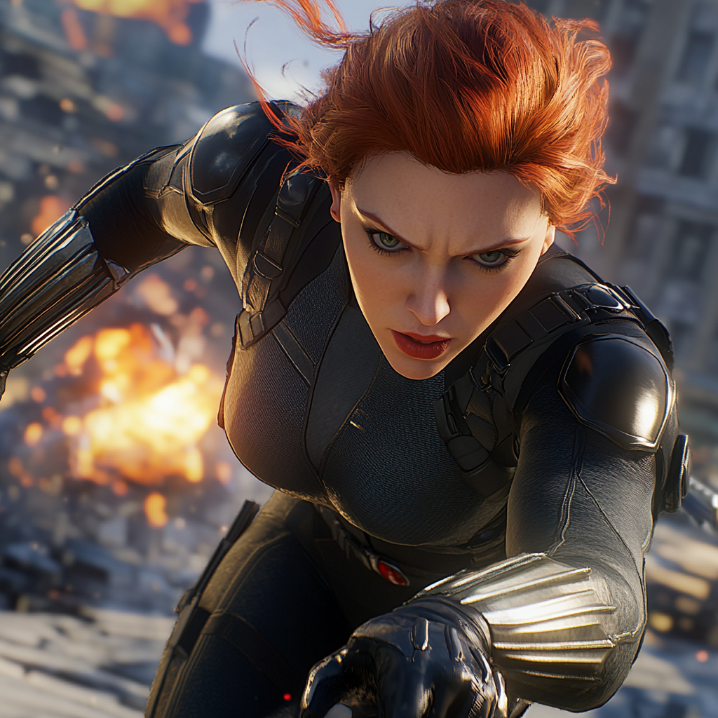 Black Widow abilities in Marvel Rivals