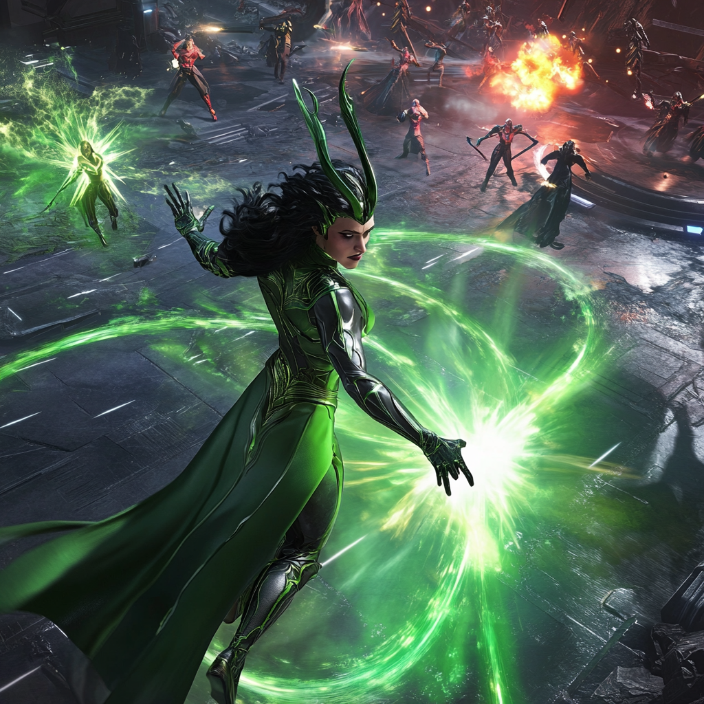 Hela's powerful abilities in Marvel Rivals