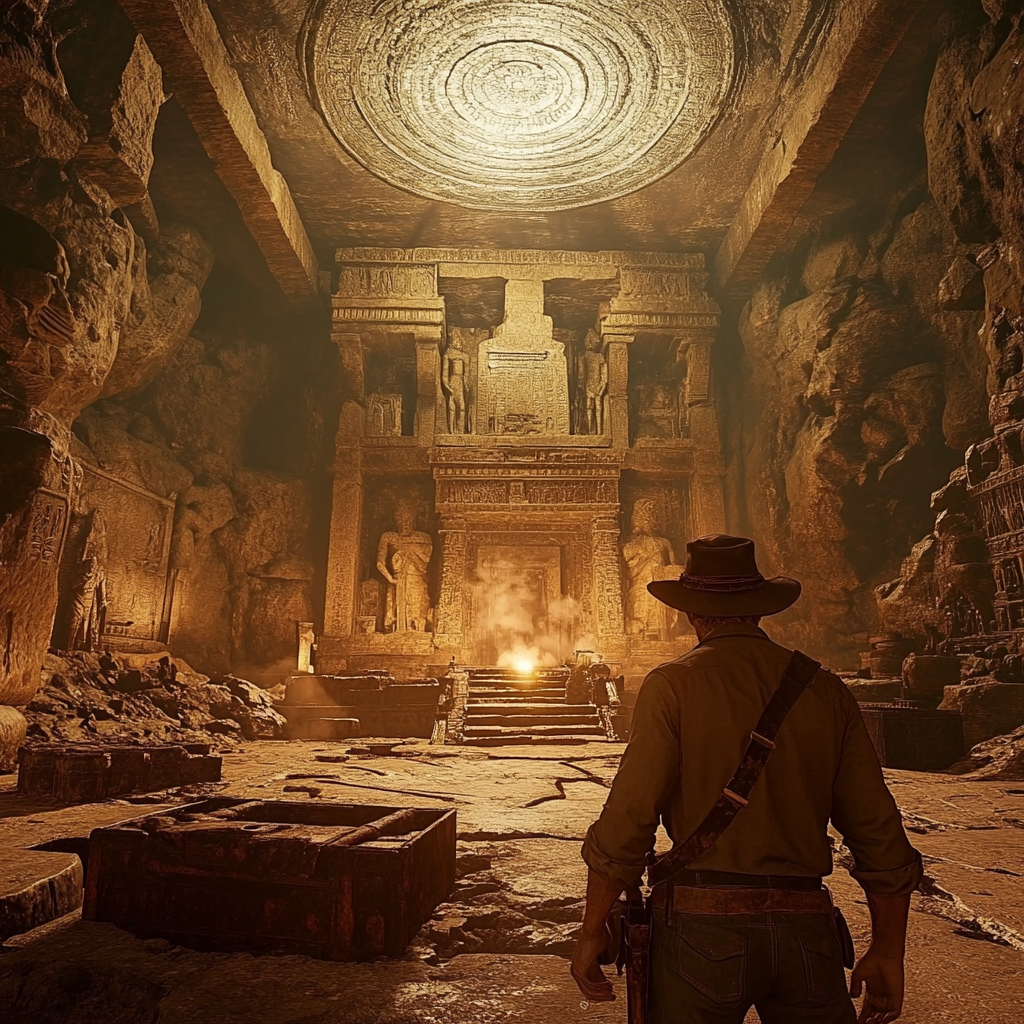 Image showing Indiana Jones and The Great Circle game cover and PC requirements