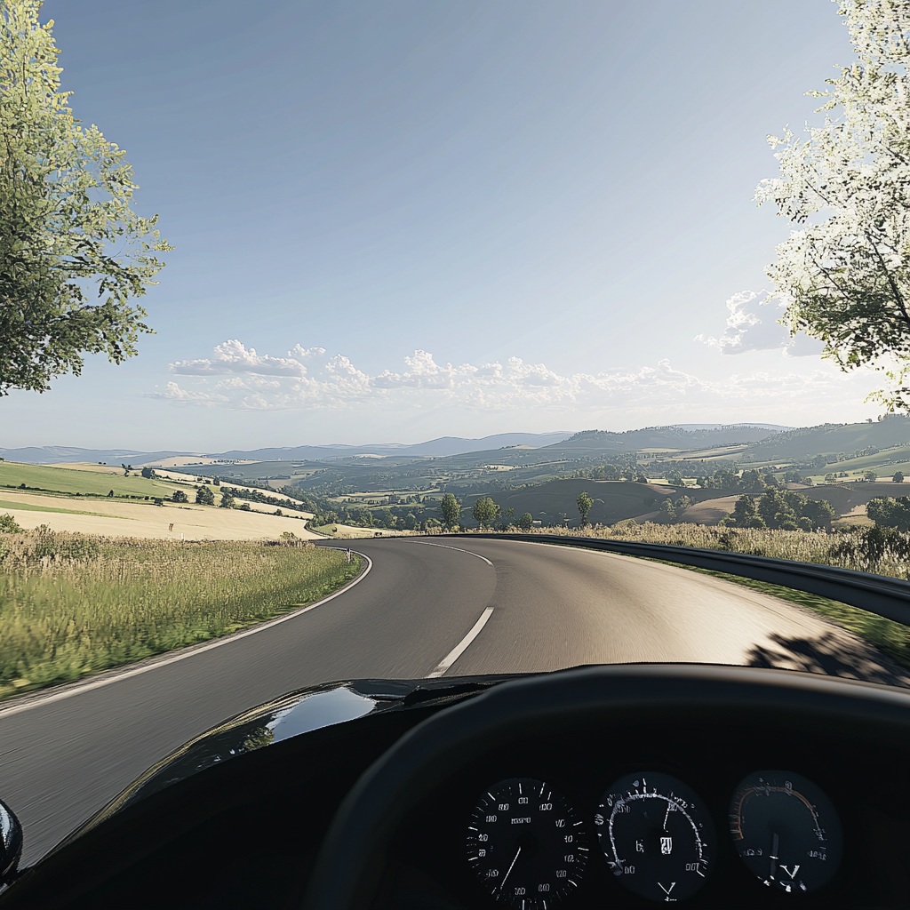 Visual representation of Open World Map for Assetto Corsa EVO