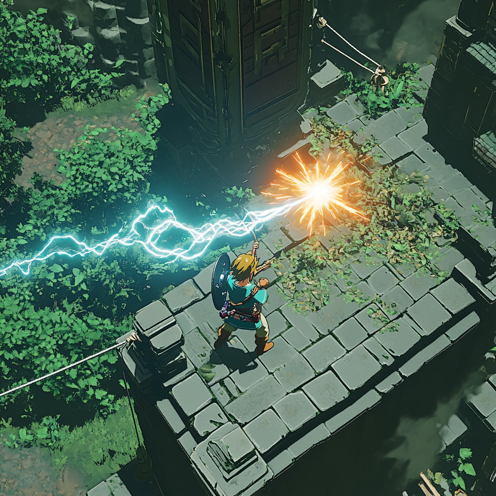 Technology behind the Electric Fence in Zelda Tears of the Kingdom