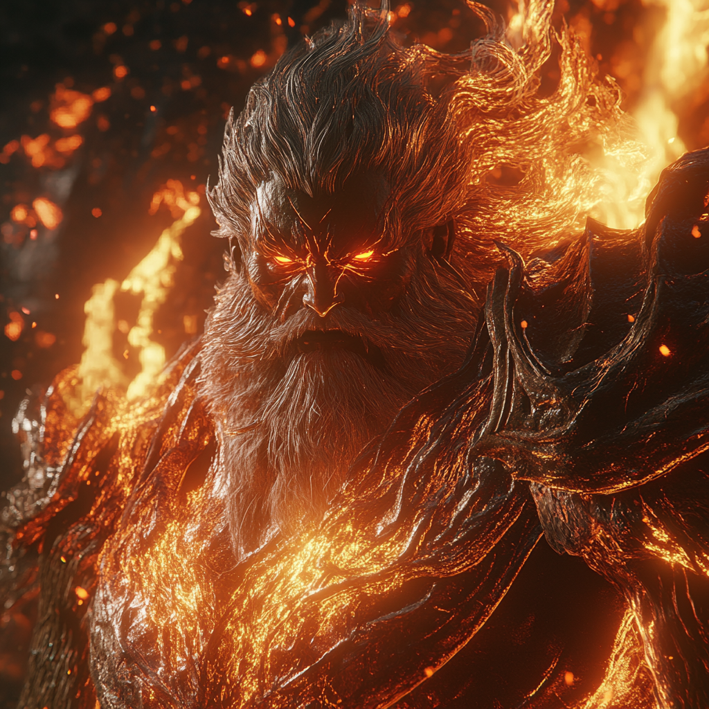 Dynamic combat scenarios with the Fire Giant in Elden Ring