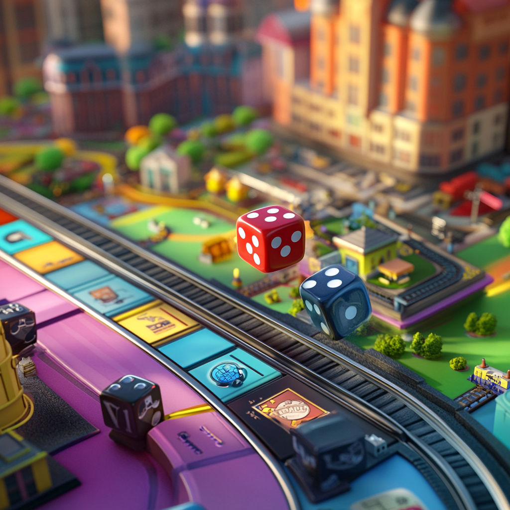 Image showcasing monopoly go dice links excitement